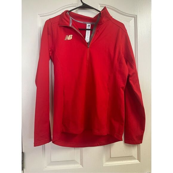 NWT New Balance Women's Half Zip High Neck Activewear Top Sweatshirt Size M - Picture 12 of 14